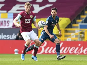 Burnley vs Arsenal: Pablo Mari Closes In on Chris Wood Amid Empty Premier League Stands (March 2021)