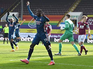 Burnley V Arsenal 2020-21 Prints: Burnley vs Arsenal: Pepe Shines in Empty Turf Moor, Premier League 2021