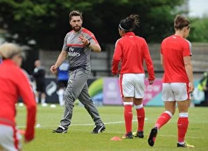Arsenal Ladies v Notts County WSL 10th July 2016 Gallery: Cairbre O Caireallain (Arsenal Ladies Fitness Coach). Arsenal Ladies 2: 0 Notts County