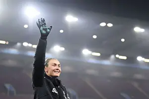 Caitlin Foord of Arsenal Celebrates after Aston Villa vs Arsenal Women's Super League Match