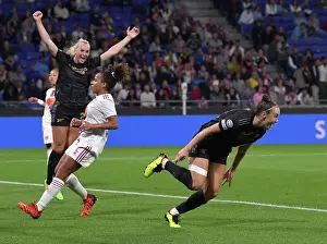 Olympic Lyonnais V Arsenal Women 2022-23 Prints: Caitlin Foord Scores for Arsenal against Olympique Lyonnais in UEFA Women's Champions League Group C