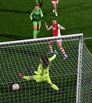 Arsenal Women V HB Koge 2021-22 Prints: Caitlin Foord Scores the Goal: Arsenal Women's Champions League Victory over HB Koge