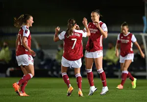 Chelsea Women V Arsenal Women Conti Cup 2020-21 Prints: Caitlin Foord Scores the Winner: Arsenal Women Edge Past Chelsea Women in Continental Cup Showdown