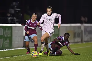 West Ham United Women V Arsenal Women 2022-23 Prints: Caitlin Foord's Brilliant Performance Leads Arsenal to Victory over West Ham