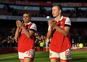 Caitlin Foord's Emotional Moment: Arsenal Women's Intense Battle Against Chelsea Women at Emirates Stadium