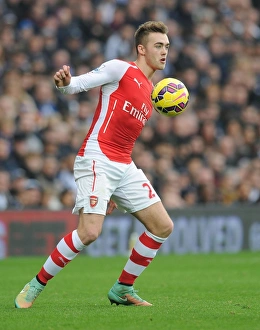 West Bromwich Albion V Arsenal 2014/15 Prints: Calum Chambers in Action: Arsenal vs. West Bromwich Albion, Premier League 2014/15