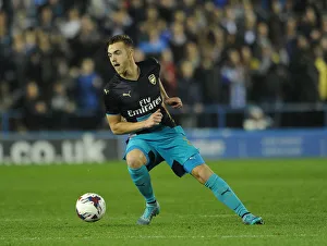 Sheffield Wednesday V Arsenal - Capital One Cup 2015-16 Prints: Calum Chambers in Action: Arsenal vs. Sheffield Wednesday, Capital One Cup 2015-16