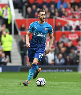 Manchester United V Arsenal 2017-18 Prints: Calum Chambers in Action: Arsenal vs. Manchester United, Premier League 2017-18