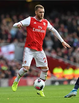 Calum Chambers in Action: Arsenal vs. AFC Bournemouth, Premier League 2019-20