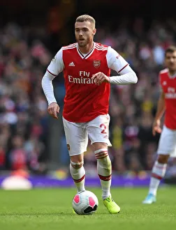 Calum Chambers in Action: Arsenal vs. AFC Bournemouth, Premier League 2019-20