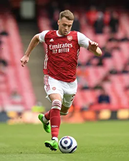 Calum Chambers in Action: Arsenal vs. Brighton & Hove Albion (Premier League 2020-21)
