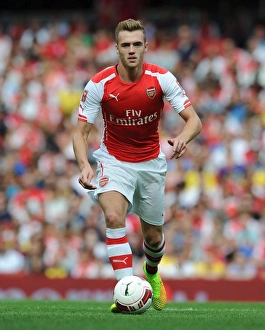 Calum Chambers in Action: Arsenal vs Benfica, Emirates Cup 2014