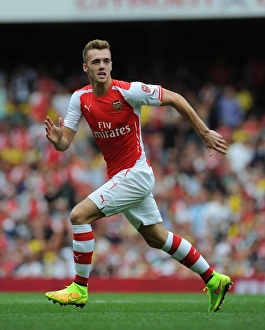Arsenal V Benfica 2014-15 Prints: Calum Chambers in Action: Arsenal vs Benfica, Emirates Cup 2014