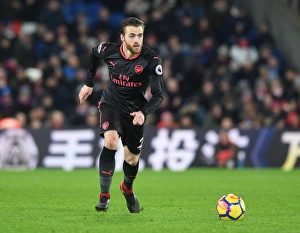 Crystal Palace V Arsenal 2017-18 Prints: Calum Chambers in Action: Arsenal vs Crystal Palace, Premier League 2017-18