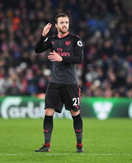 Crystal Palace V Arsenal 2017-18 Prints: Calum Chambers in Action: Arsenal vs Crystal Palace, Premier League 2017-18