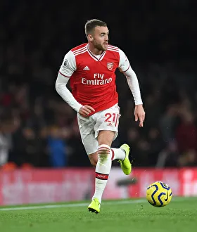 Arsenal V Crystal Palace 2019-20 Prints: Calum Chambers in Action: Arsenal vs Crystal Palace, Premier League 2019-20