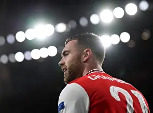 Arsenal V Eintracht Frankfurt 2019-20 Prints: Calum Chambers in Action: Arsenal vs Eintracht Frankfurt, UEFA Europa League 2019-20
