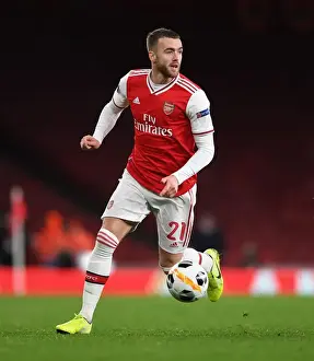 Arsenal V Eintracht Frankfurt 2019-20 Prints: Calum Chambers in Action: Arsenal vs Eintracht Frankfurt, UEFA Europa League 2019-20