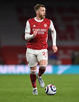 Calum Chambers in Action: Arsenal vs Everton, Premier League 2020-21, Emirates Stadium