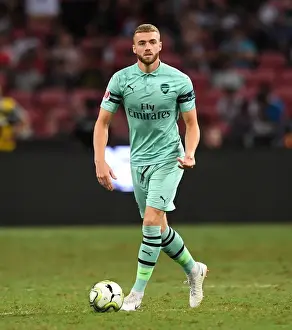 Calum Chambers in Action: Arsenal vs Paris Saint-Germain, International Champions Cup 2018