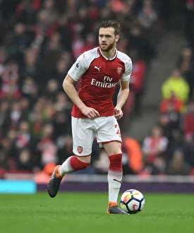 Arsenal V Southampton 2017-18 Prints: Calum Chambers in Action: Arsenal vs Southampton, Premier League 2017-18