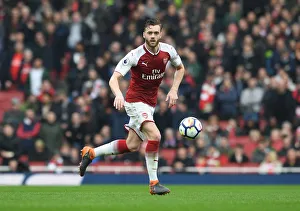Arsenal V Southampton 2017-18 Prints: Calum Chambers in Action: Arsenal vs Southampton, Premier League 2017-18