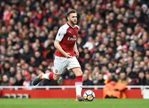 Calum Chambers in Action: Arsenal vs Stoke City, Premier League 2017-18