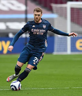 Calum Chambers in Action: Arsenal vs West Ham United, Premier League 2021