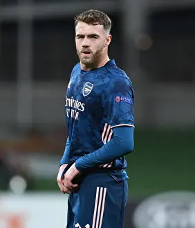 Dundalk V Arsenal 2020-21 Prints: Calum Chambers in Action: Arsenal's Europa League Victory over Dundalk