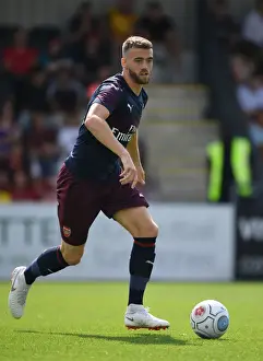 Borehamwood V Arsenal 2018-19 Prints: Calum Chambers in Action: Arsenal's Pre-Season Friendly against Borehamwood (2018)