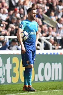 Newcastle United V Arsenal 2017-18 Prints: Calum Chambers in Action: Newcastle United vs. Arsenal, Premier League 2017-18