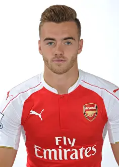 Calum Chambers at Arsenal First Team Photocall 2015-16