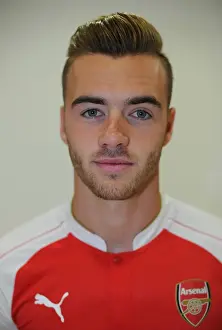 Arsenal 1st Team Photocall 2015-16 Prints: Calum Chambers at Arsenal First Team Photocall 2015-16