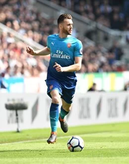 Images Dated 15th April 2018: Calum Chambers (Arsenal). Newcastle United 2: 1 Arsenal. Premier League. St. Jamess Park