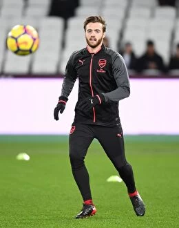 West Ham United v Arsenal 2017-18 Collection: Calum Chambers: Arsenal Star Ready for West Ham Showdown