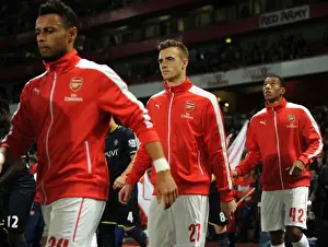 Arsenal V Southampton, League Cup 2014/15 Prints: Calum Chambers: Arsenal's Focused Defender Ahead of Arsenal v Southampton League Cup Showdown