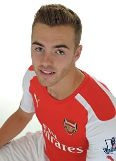 Images Dated 7th August 2014: Calum Chambers: Arsenal's New Defender at Emirates Stadium