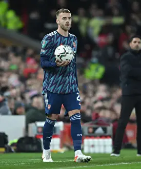 Calum Chambers: Arsenal's Unyielding Defender in Carabao Cup Semi-Final Battle Against Liverpool