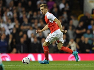 Tottenham Hotspur V Arsenal Capital One Cup 2015/16 Prints: Calum Chambers Game-Winning Performance: Arsenal's Triumph over Tottenham in the Capital One Cup