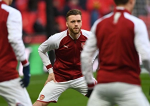 Arsenal V Manchester City - Carabao Cup Final 2018 Prints: Calum Chambers Prepares for Arsenal's Carabao Cup Showdown Against Manchester City
