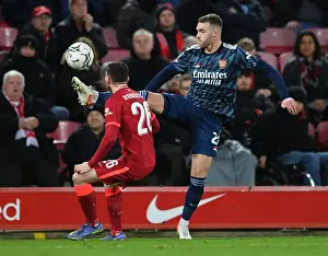 Calum Chambers vs. Robertson: A Tactical Clash in the Carabao Cup Semi-Final: Arsenal vs. Liverpool