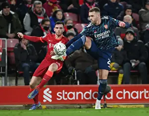 Calum Chambers vs. Robertson: A Tactical Showdown in the Carabao Cup Semi-Final Clash Between Arsenal and Liverpool