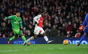 Arsenal Sunderland 2015-16 Prints: Campbell's Stunner: Arsenal's Winning Goal vs. Sunderland, Premier League 2015-16