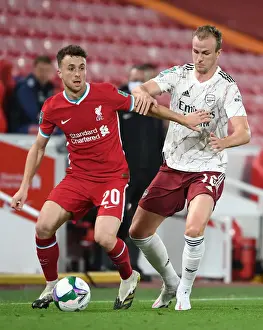 Carabao Cup Clash: Empty Anfield - Liverpool vs Arsenal Amidst the Pandemic