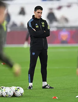 Carabao Cup: West Ham United vs. Arsenal - Arsenal Coach Carlos Cuesta Leads Team at London Stadium