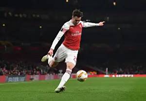 Carl Jenkinson: In Action for Arsenal against Qarabag in UEFA Europa League (2018-19)