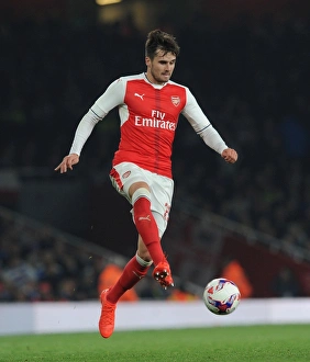 Arsenal V Reading EFL Cup 2016-17 Prints: Carl Jenkinson in Action: Arsenal vs. Reading, EFL Cup 2016-17