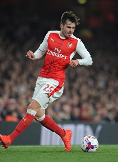 Arsenal V Reading EFL Cup 2016-17 Prints: Carl Jenkinson in Action: Arsenal vs. Reading, EFL Cup 2016-17