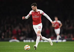 Arsenal V Sporting Clube De Portugal 2018-19 Prints: Carl Jenkinson in Action: Arsenal vs. Sporting CP, Europa League 2018-19