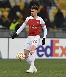 Carl Jenkinson in Action: Arsenal vs. Vorskla Poltava, UEFA Europa League